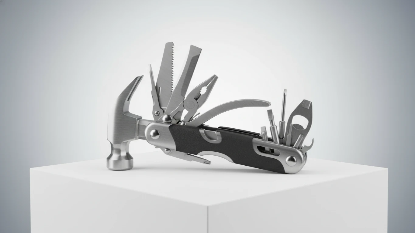 12-in-1 Compact Hammer Multitool
