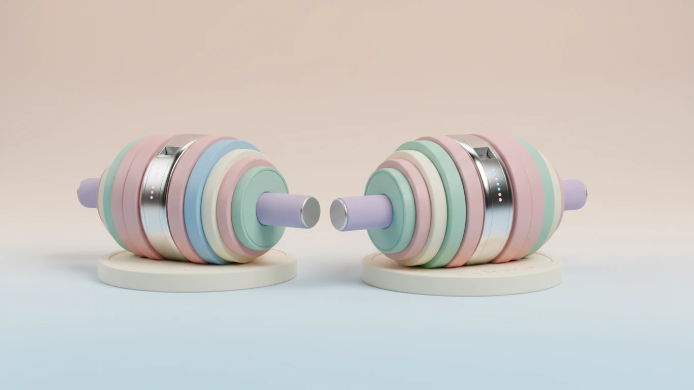 Adjustable Weighted Dumbbells