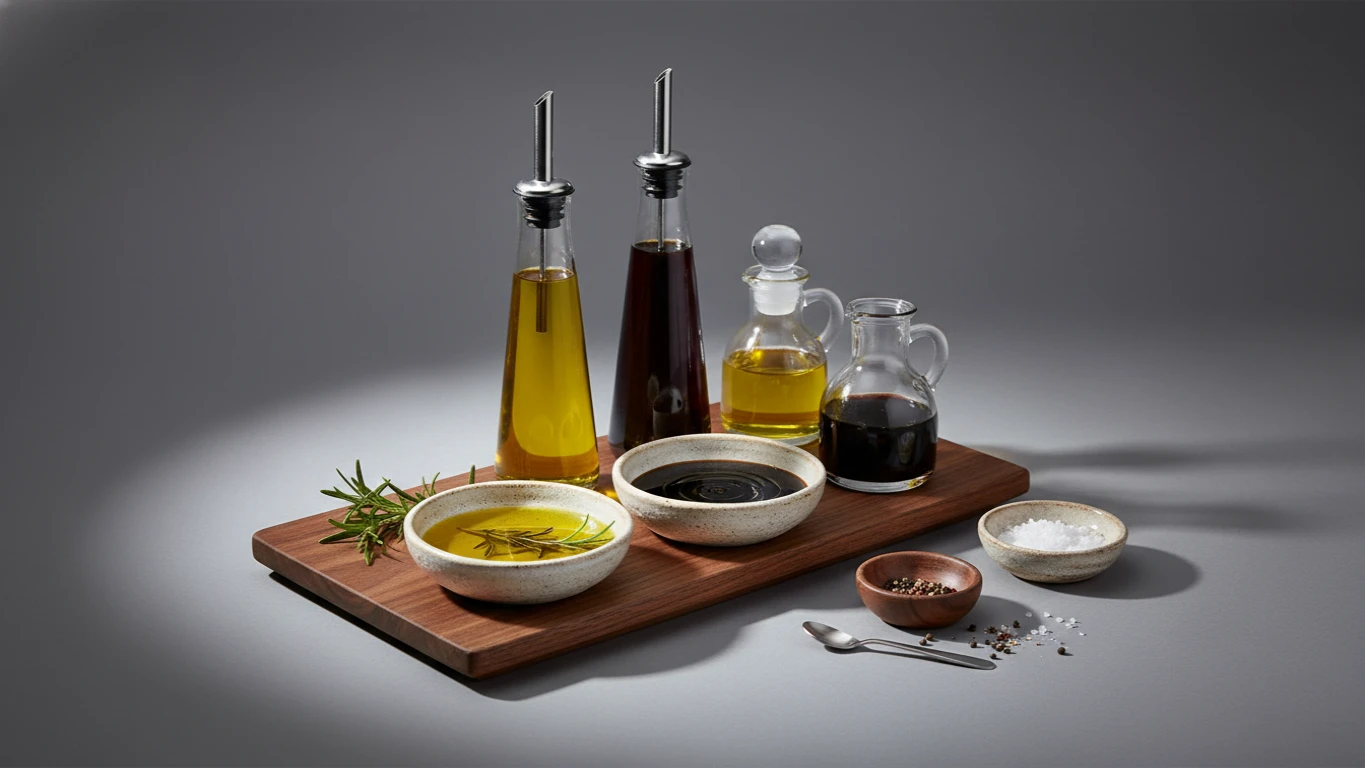 Artisanal Olive Oil and Vinegar Tasting Set