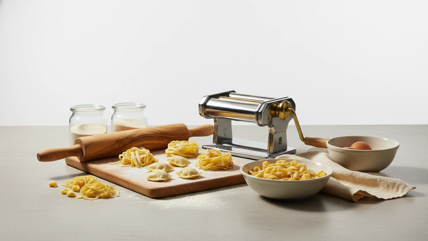 Artisanal Pasta Making Kit with Rolling Pin