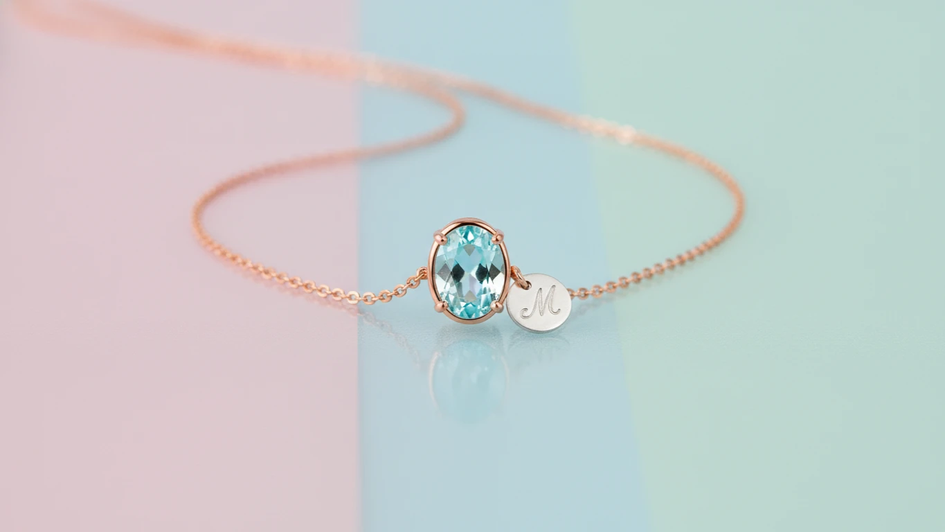 Birthstone Pendant Necklace