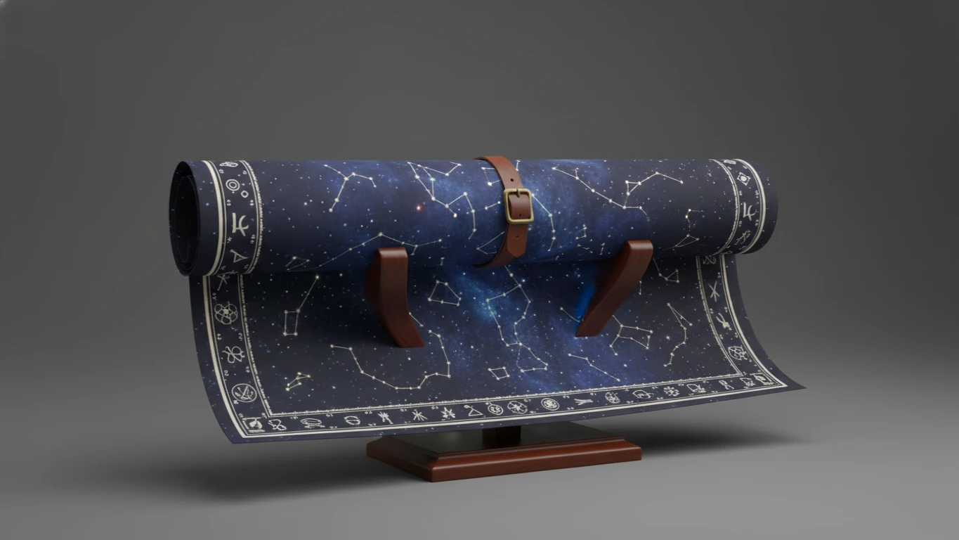 Custom Celestial Night Sky Map