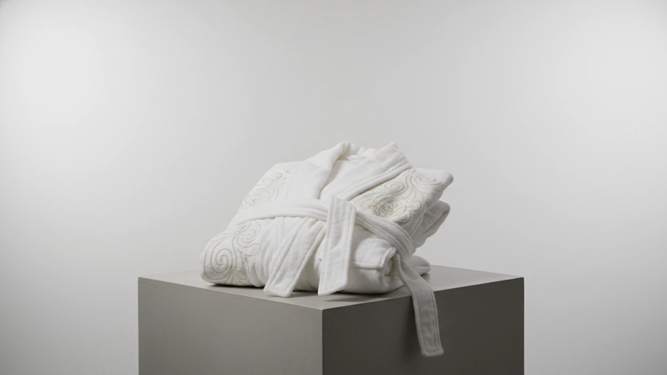 Embroidered Luxury Cotton Bathrobe