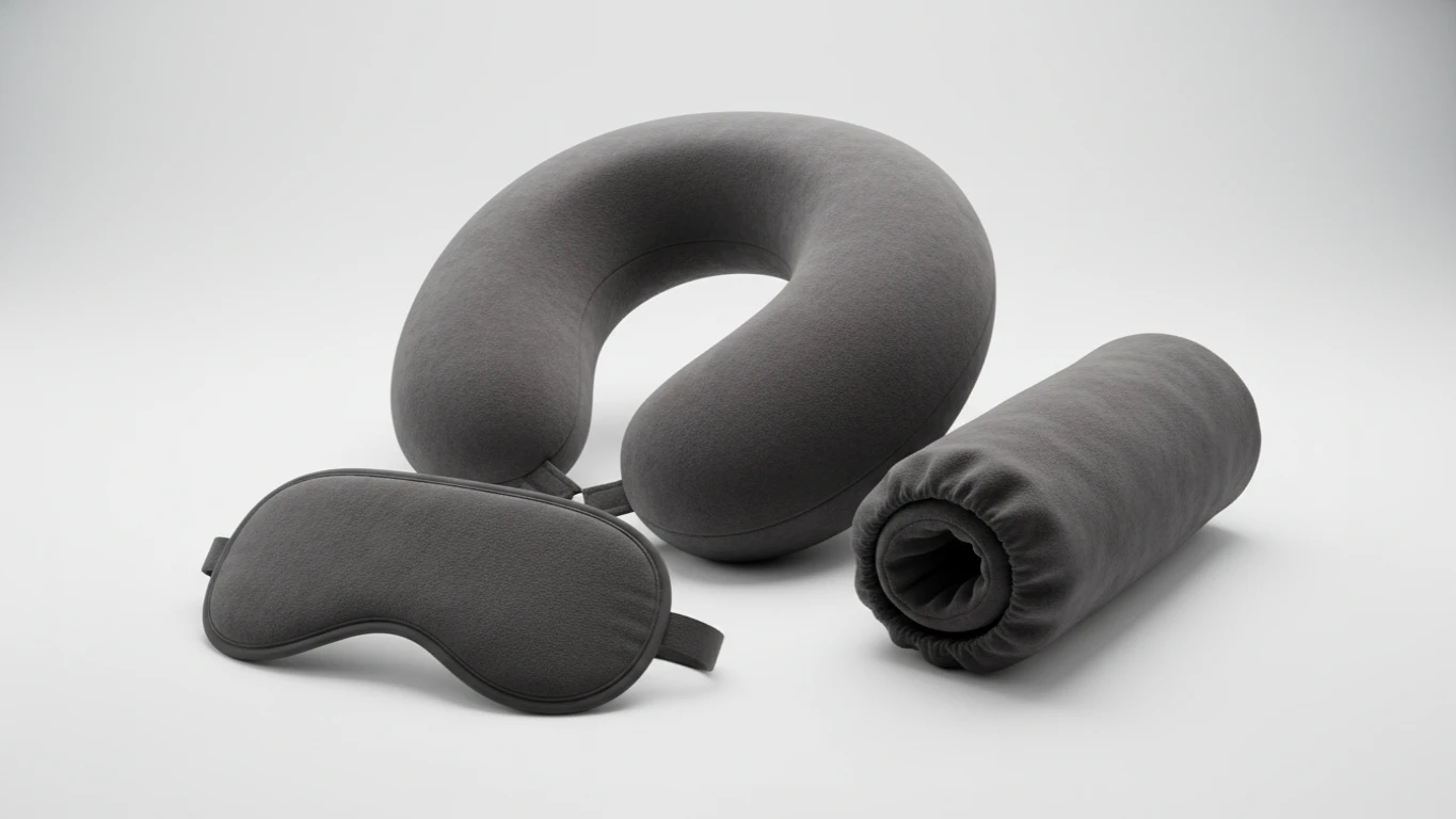 Ergonomic Memory Foam Travel Set