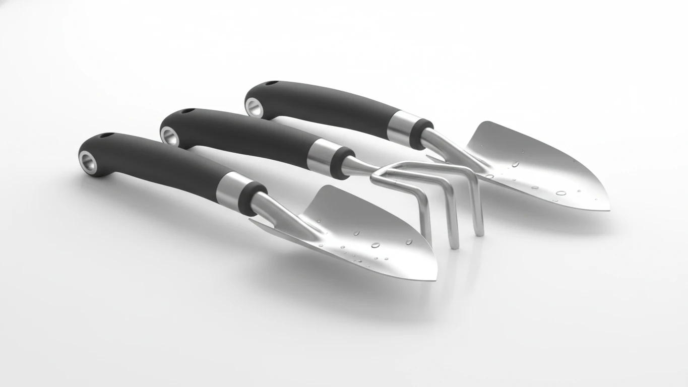 Ergonomic Stainless Steel Garden Tool Set