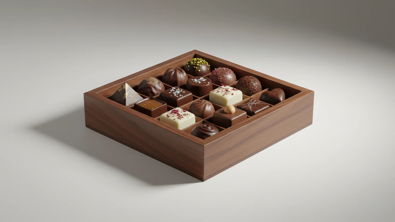 Gourmet Artisanal Chocolate Tasting Box
