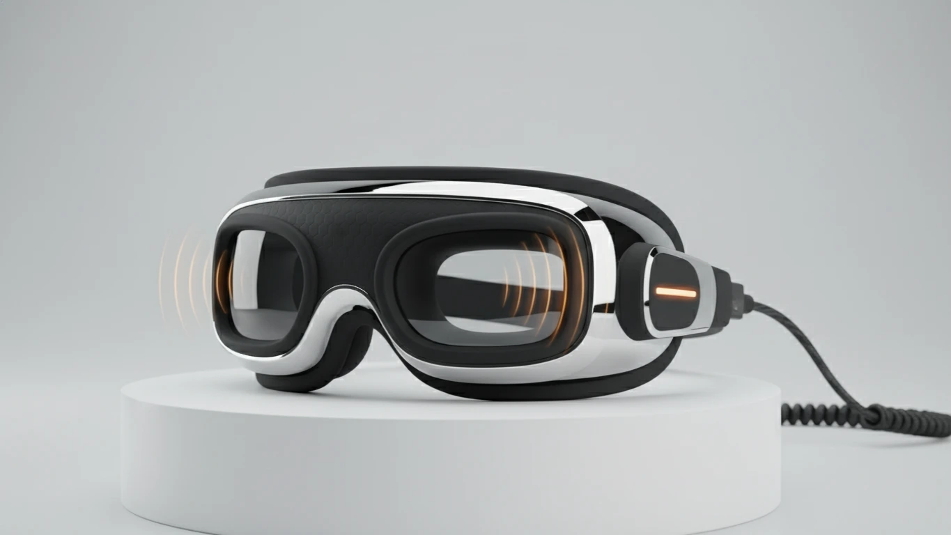 Heat and Vibration Massage Goggles