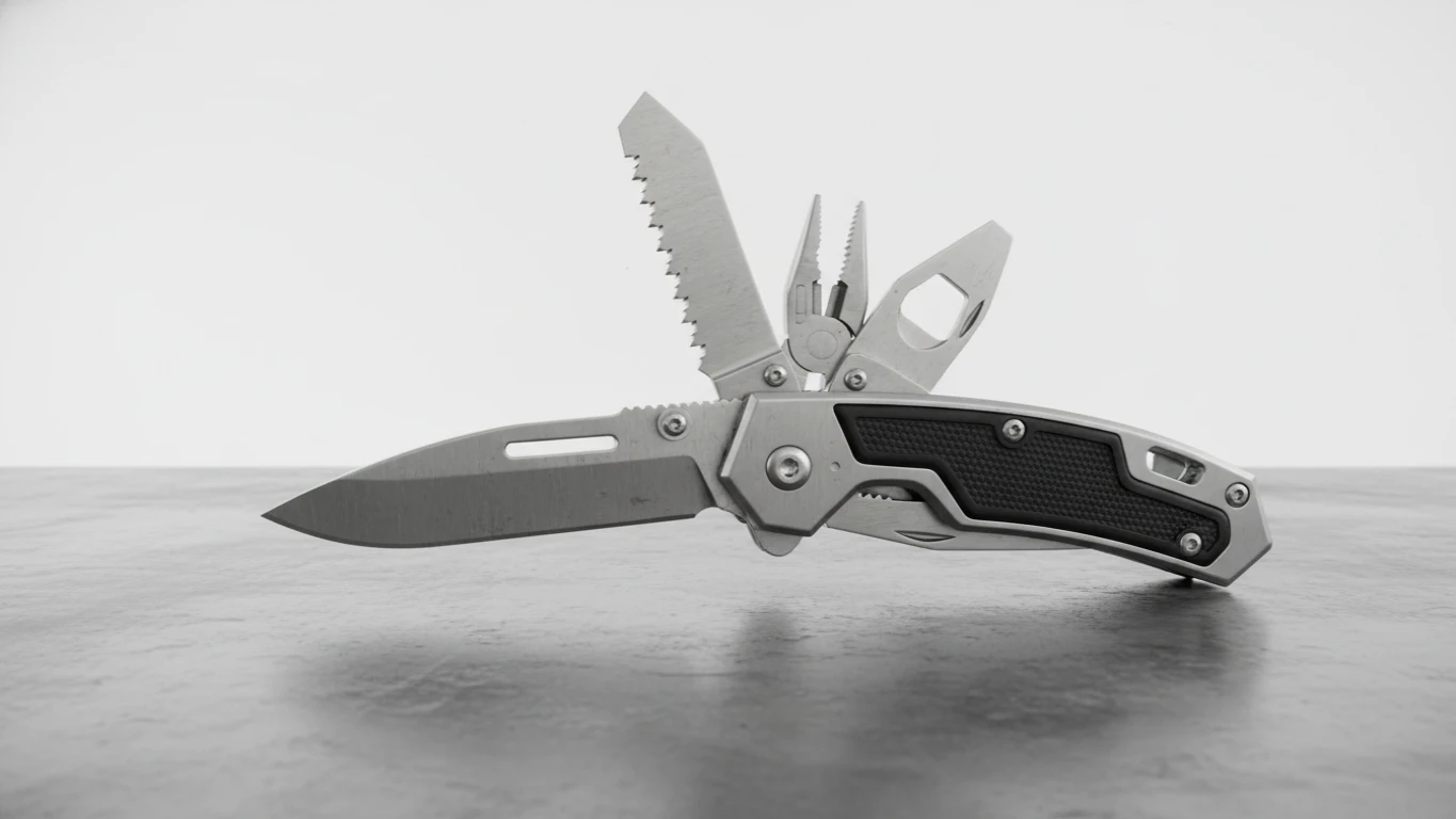 Heavy-Duty Multi-Tool Pocket Knife