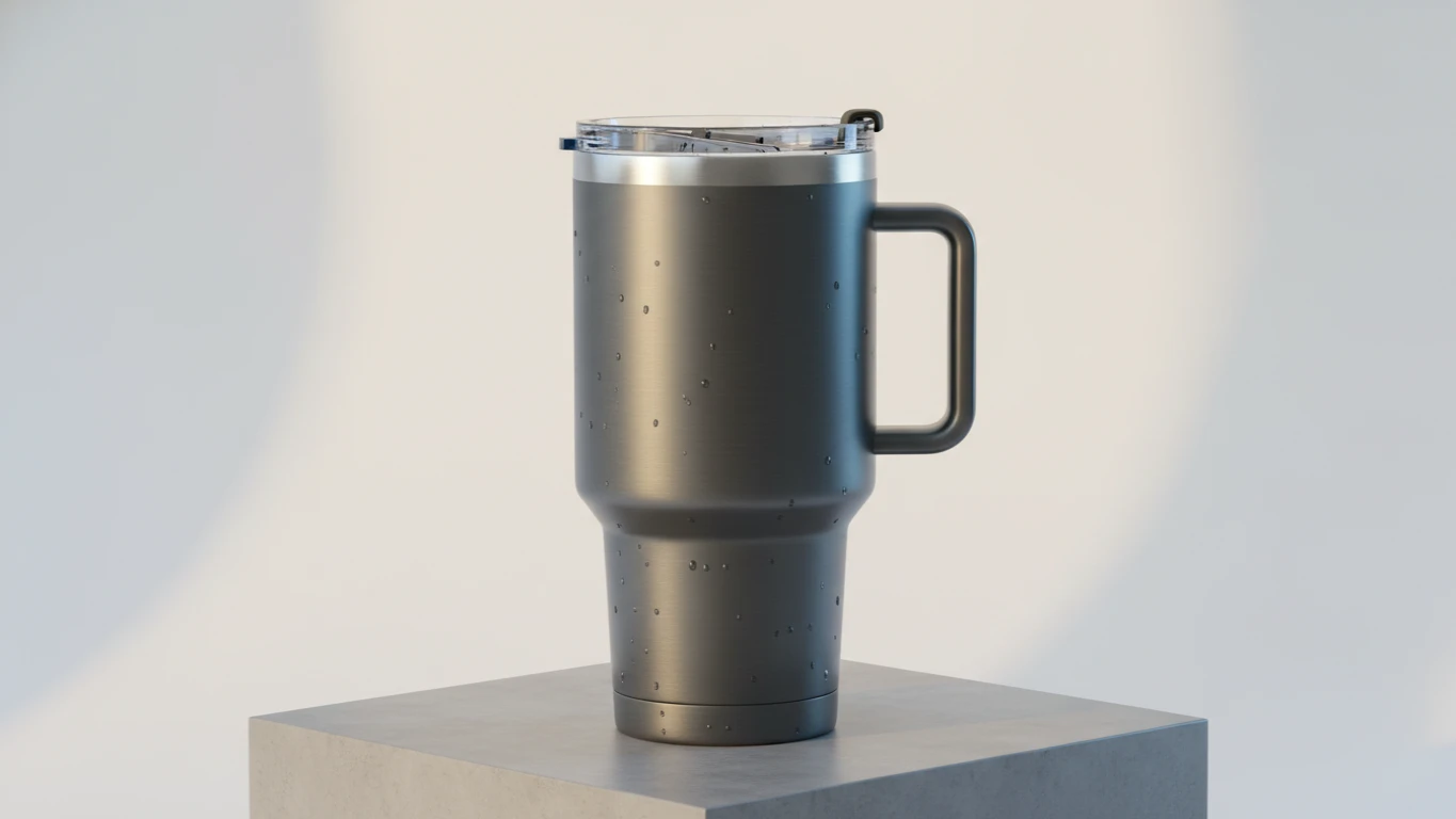 High-Capacity Insulated Steel Tumbler