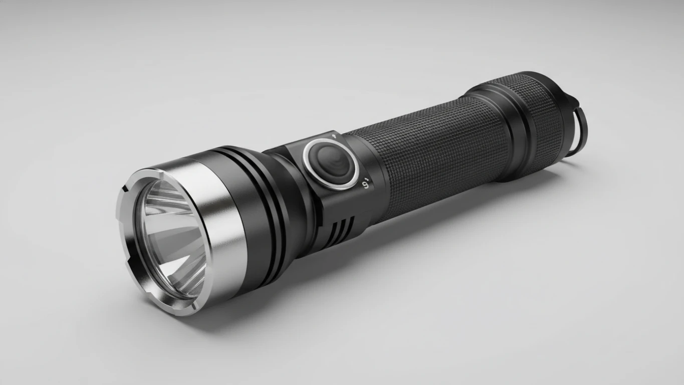 High-Intensity Tactical Flashlight