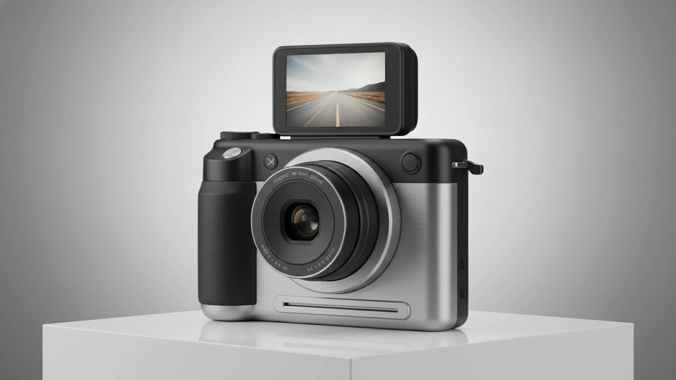 Hybrid Instant-Print Digital Camera