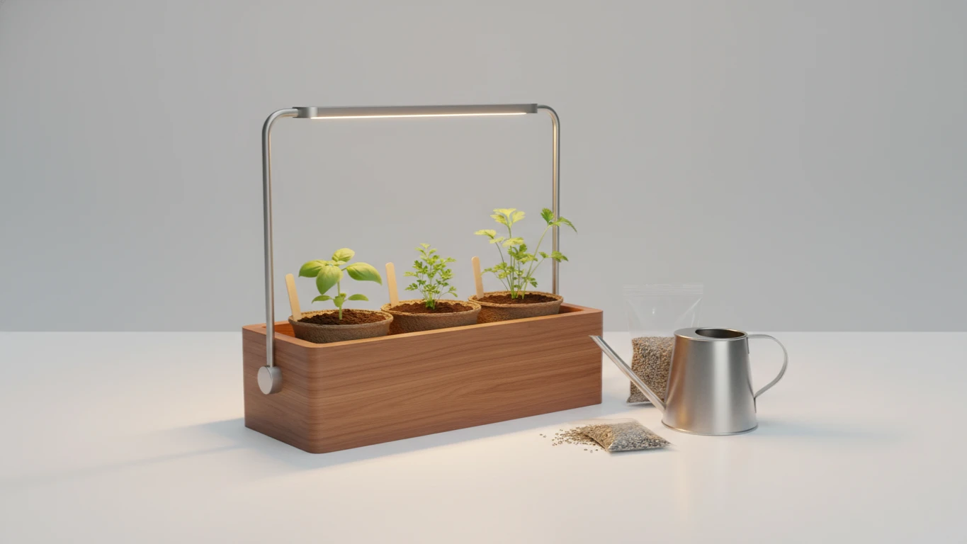 Indoor Herb Garden Growing Kit