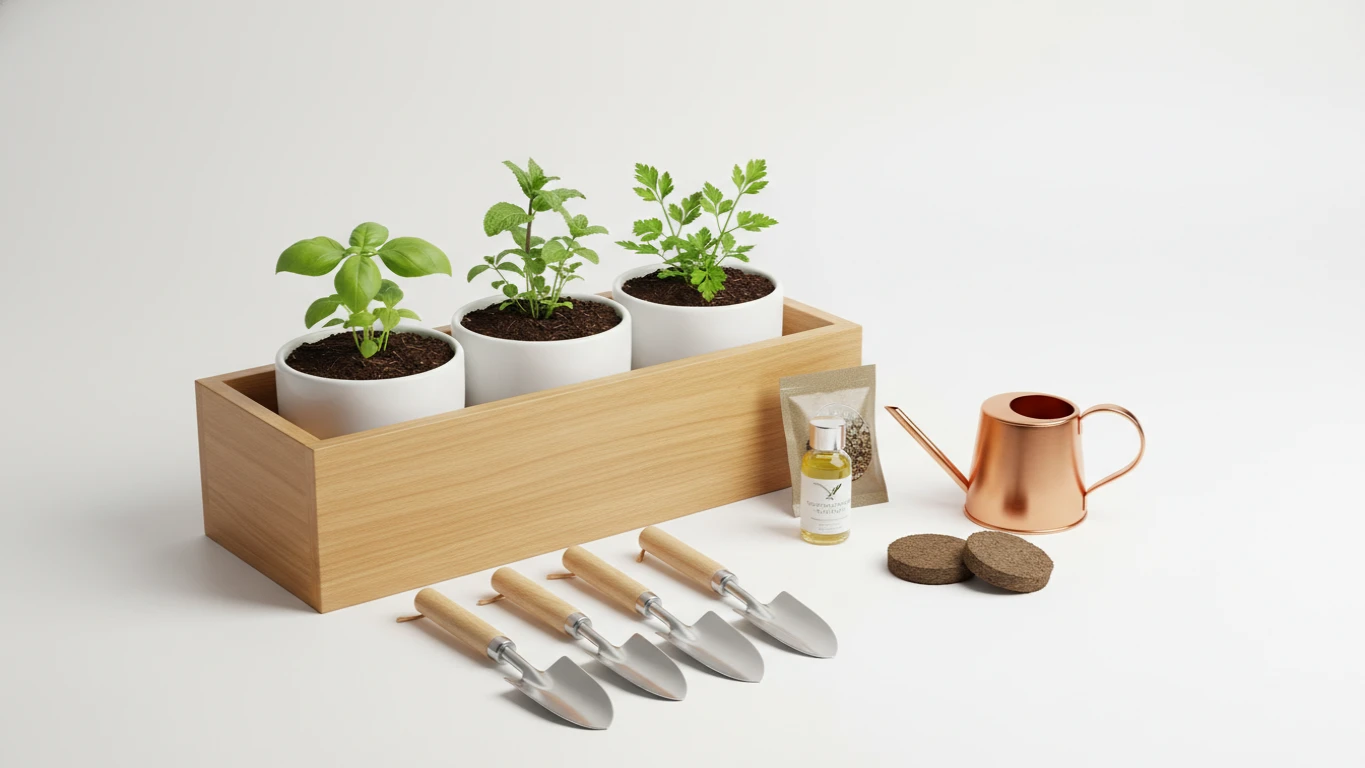 Indoor Herb Garden Starter Kit