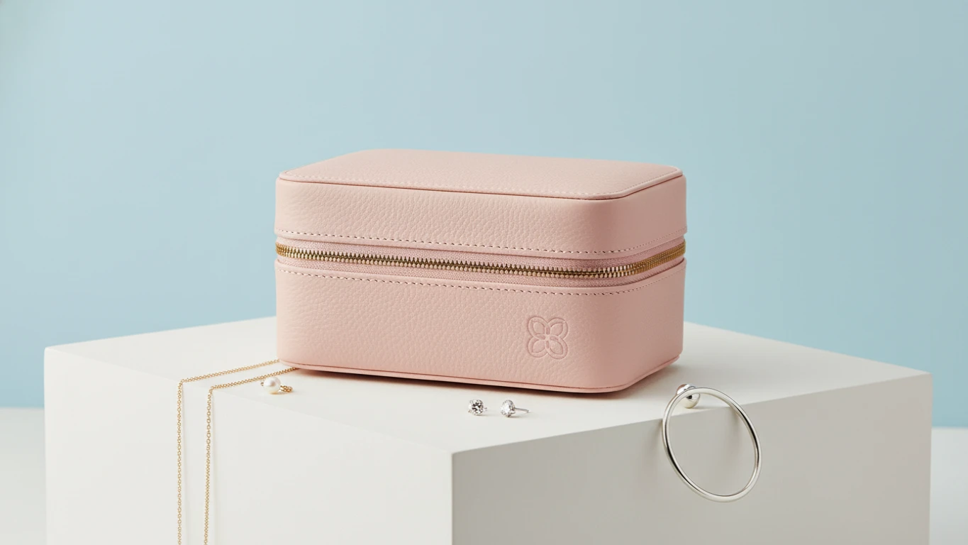 Leather Travel Jewelry Organizer