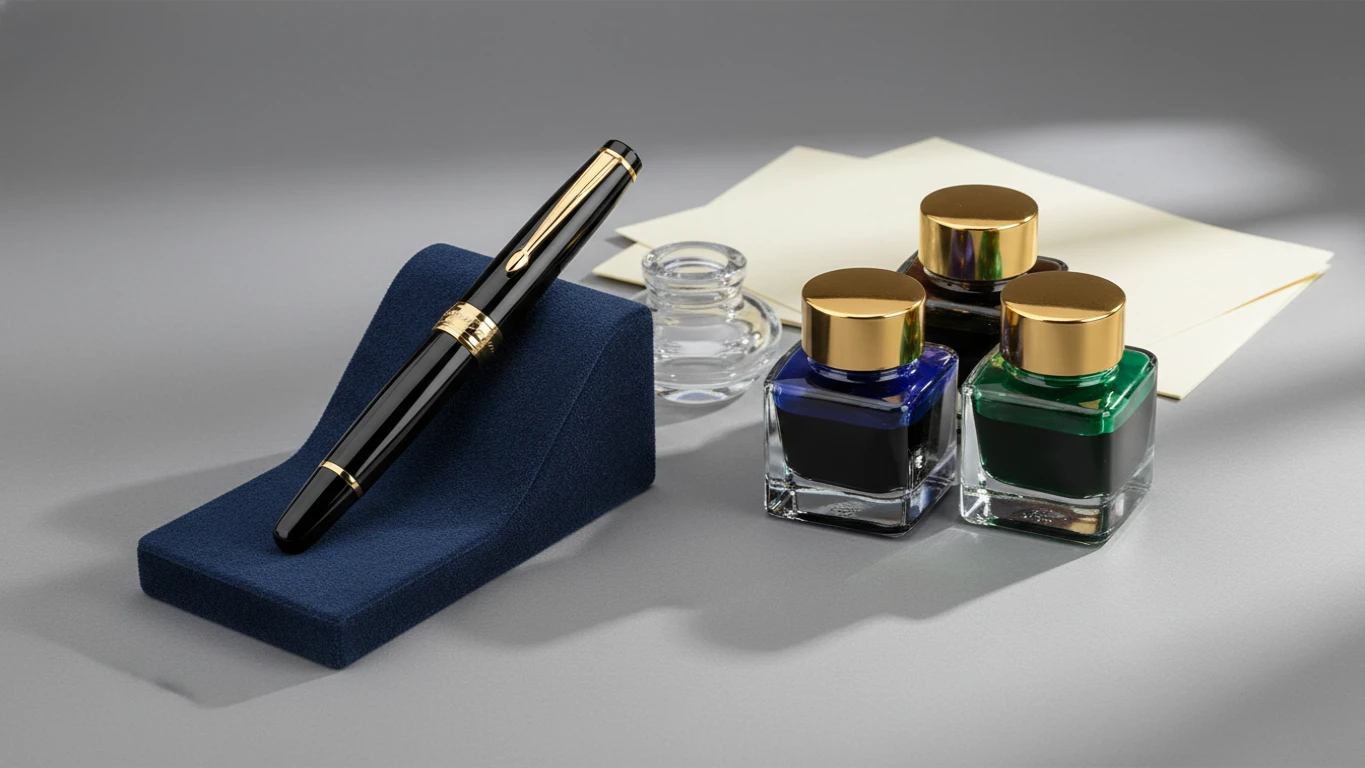 Luxury Fountain Pen with Ink Set