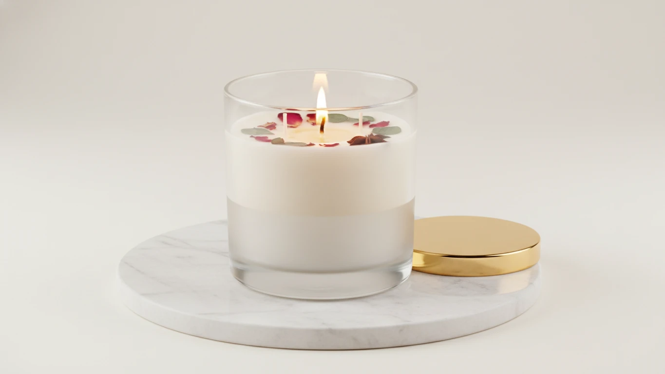 Luxury Scented Glass Candle