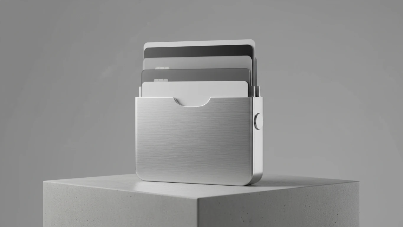 Minimalist Aluminum Card Holder