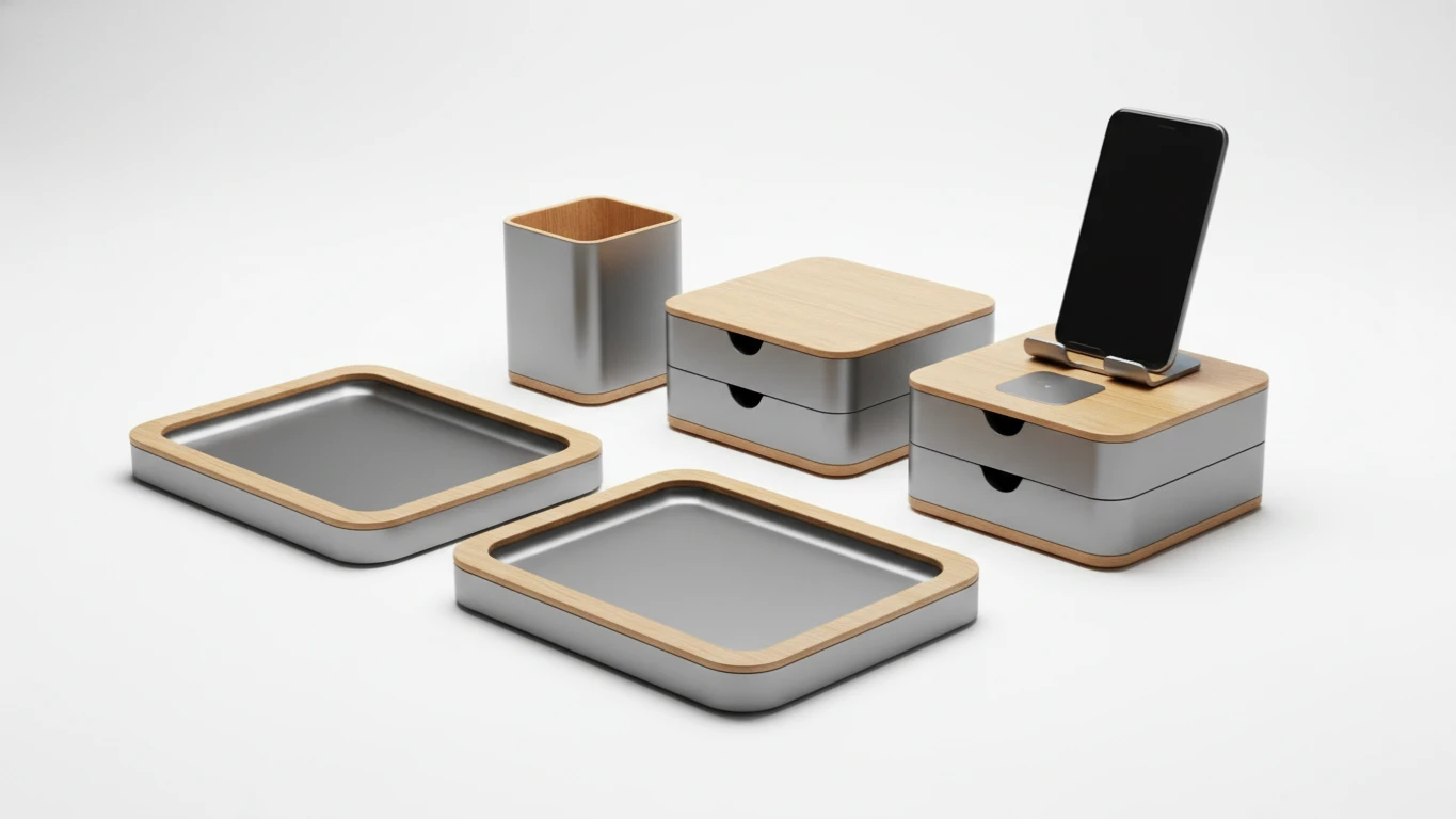 Minimalist Desktop Organizer Set