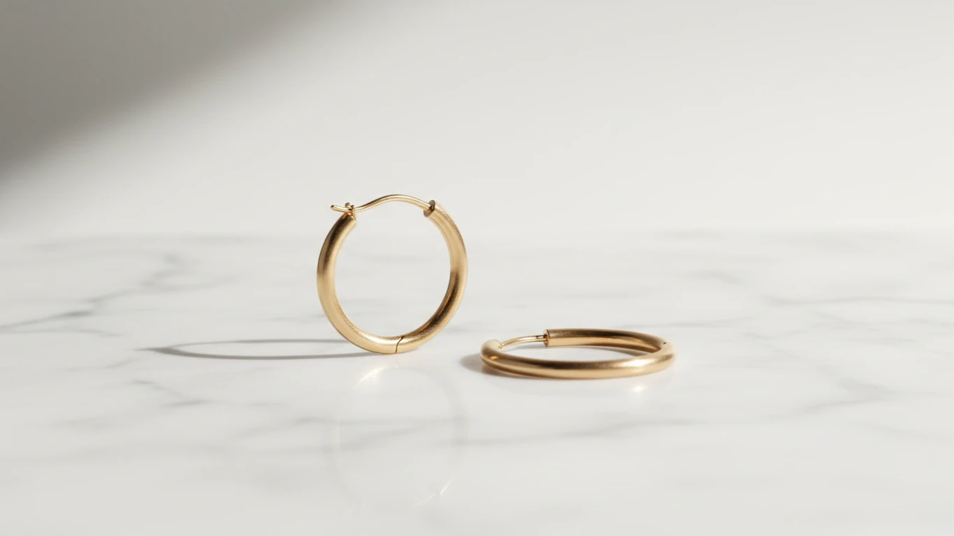 Minimalist Gold Hoop Earrings