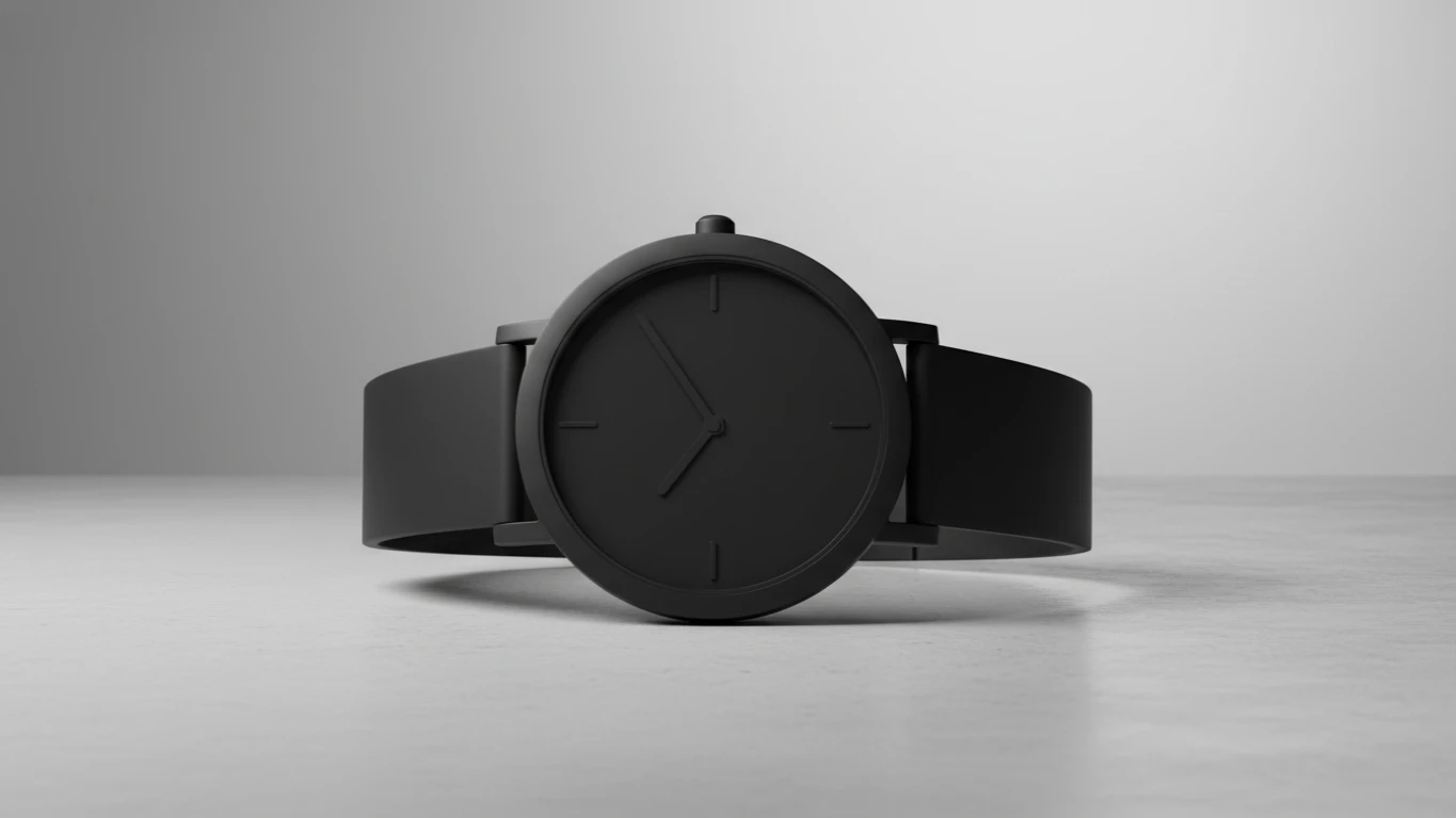 Minimalist Matte Ceramic Wristwatch