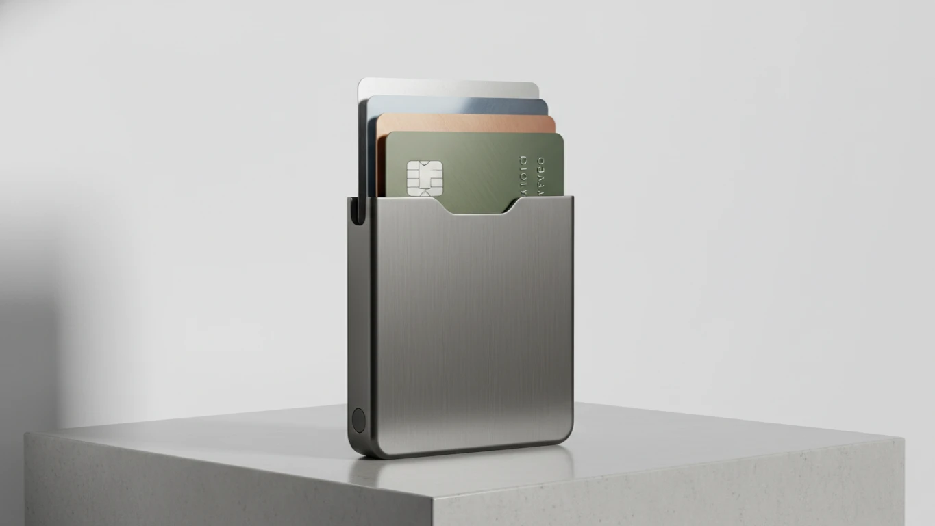 Minimalist Metal Card Holder