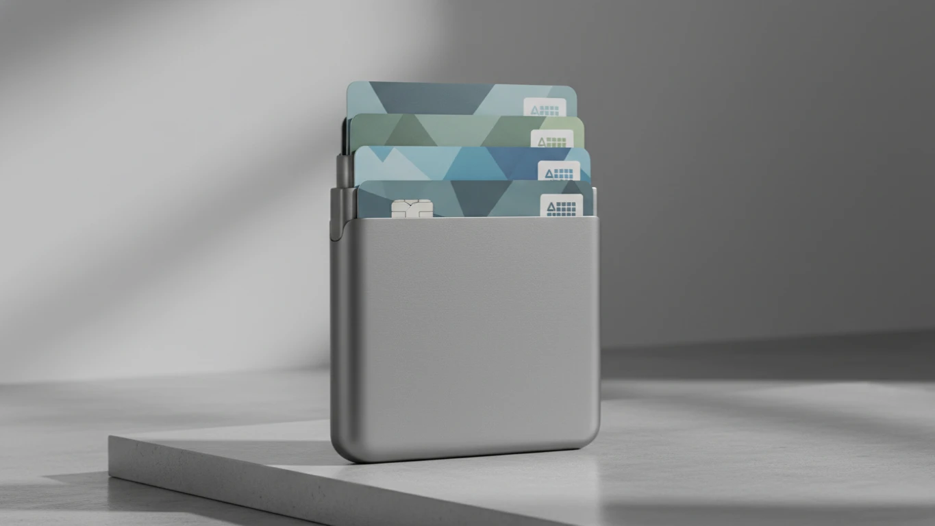 Minimalist Slim Aluminum Card Wallet