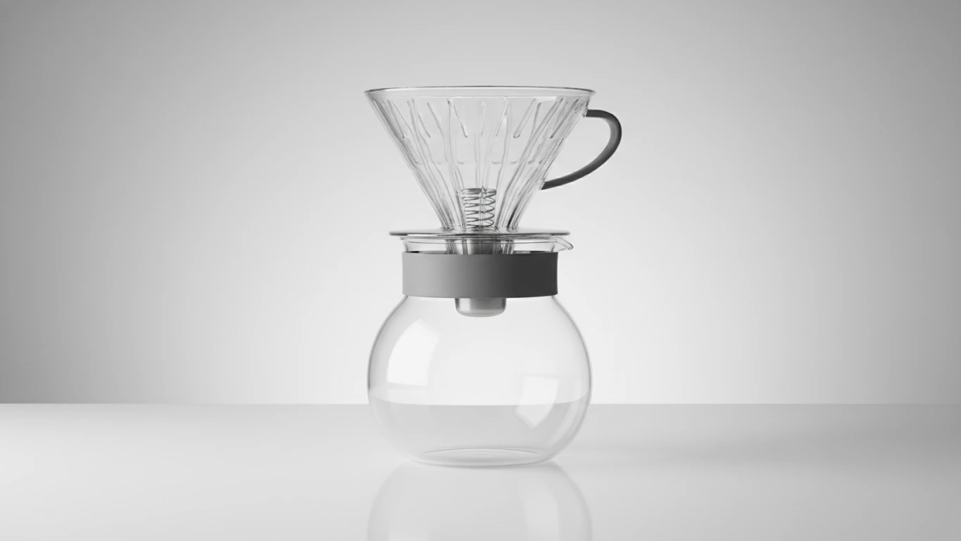 Modern Glass Pour-Over Coffee Maker