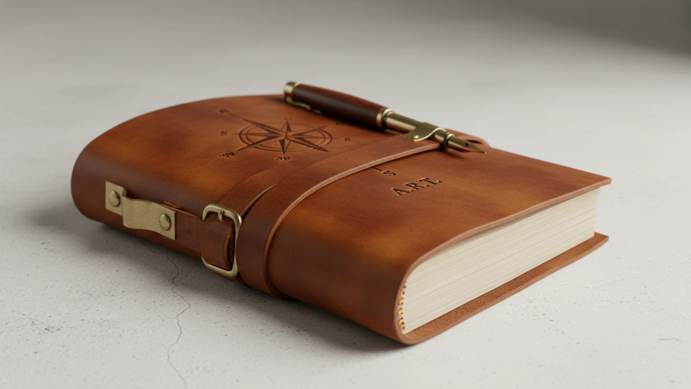 Personalized Leather Travel Journal