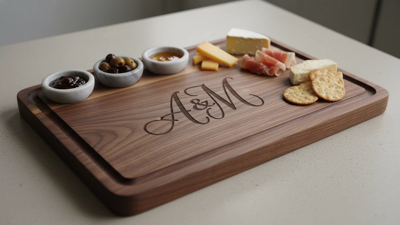 Personalized Wooden Charcuterie Board
