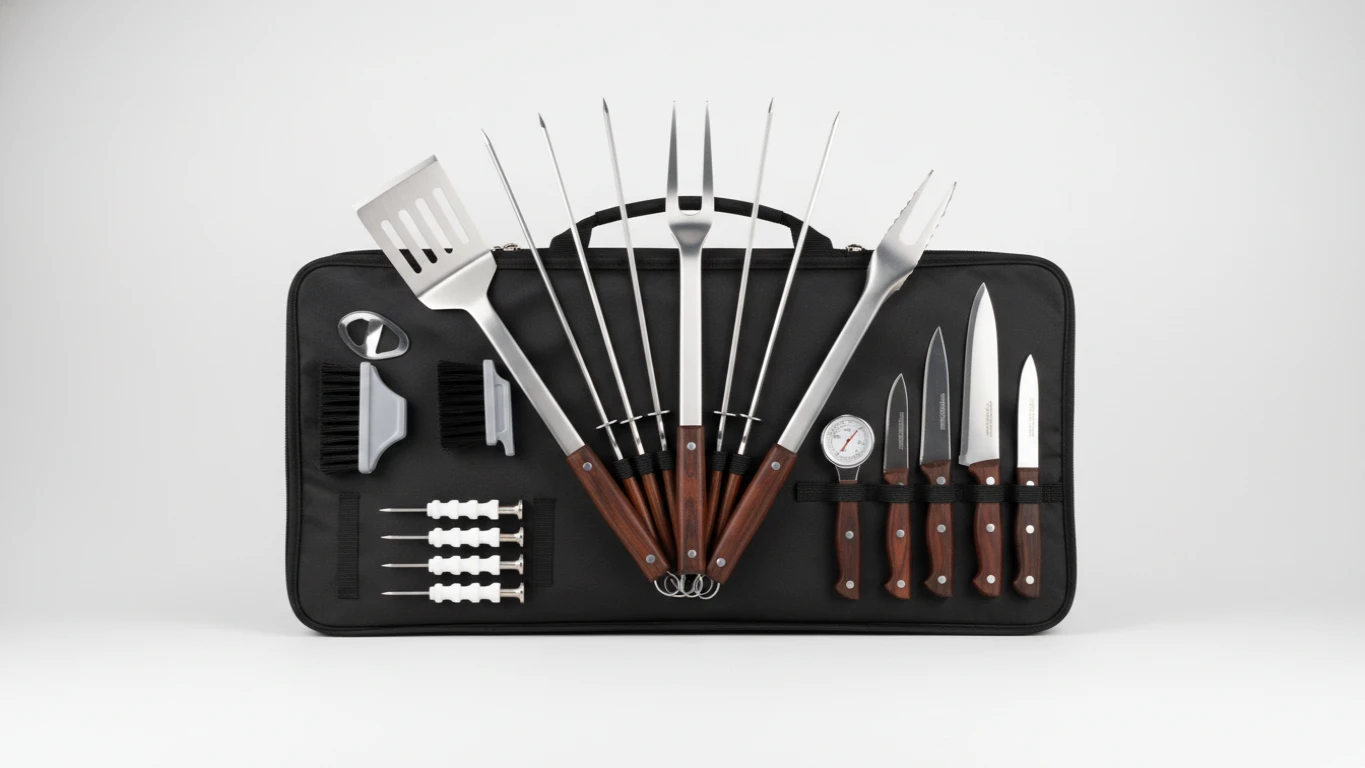 Professional 25-Piece Grilling Set