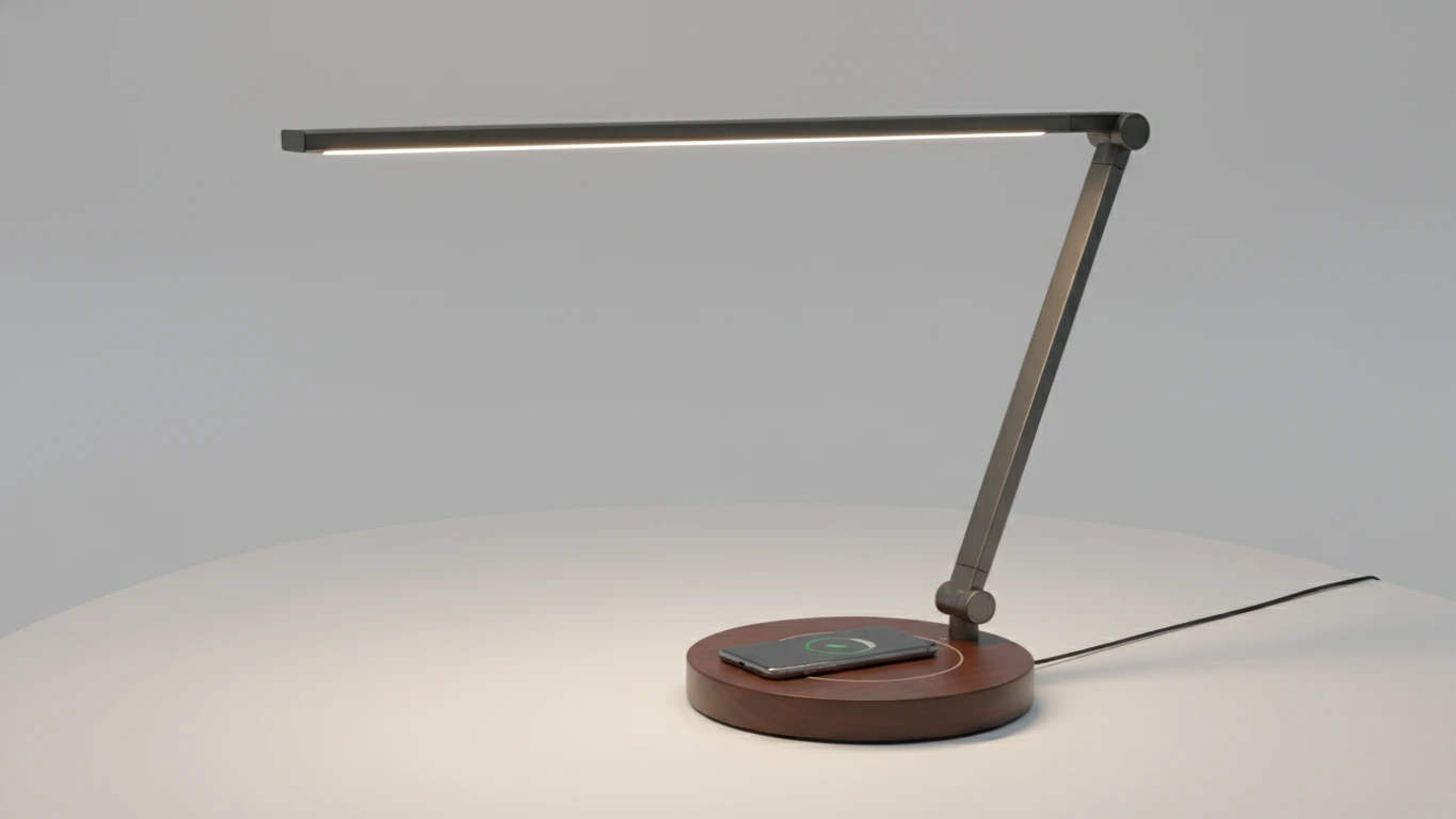 Professional Desk Lamp with Wireless Charging