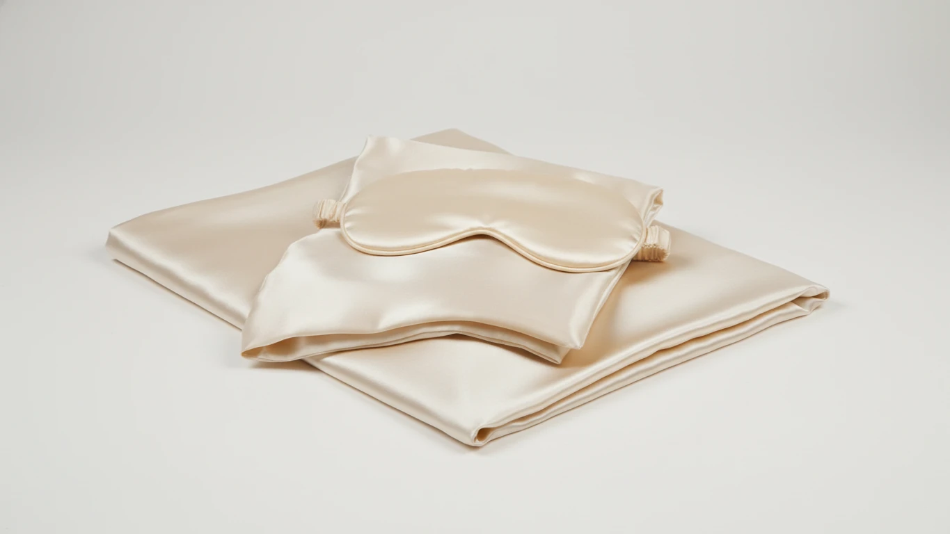 Pure Silk Pillowcase and Eye Mask Set