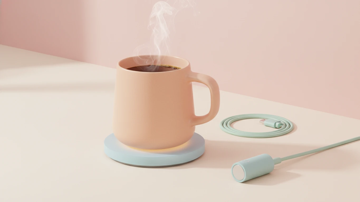 Self-Heating Ceramic Mug