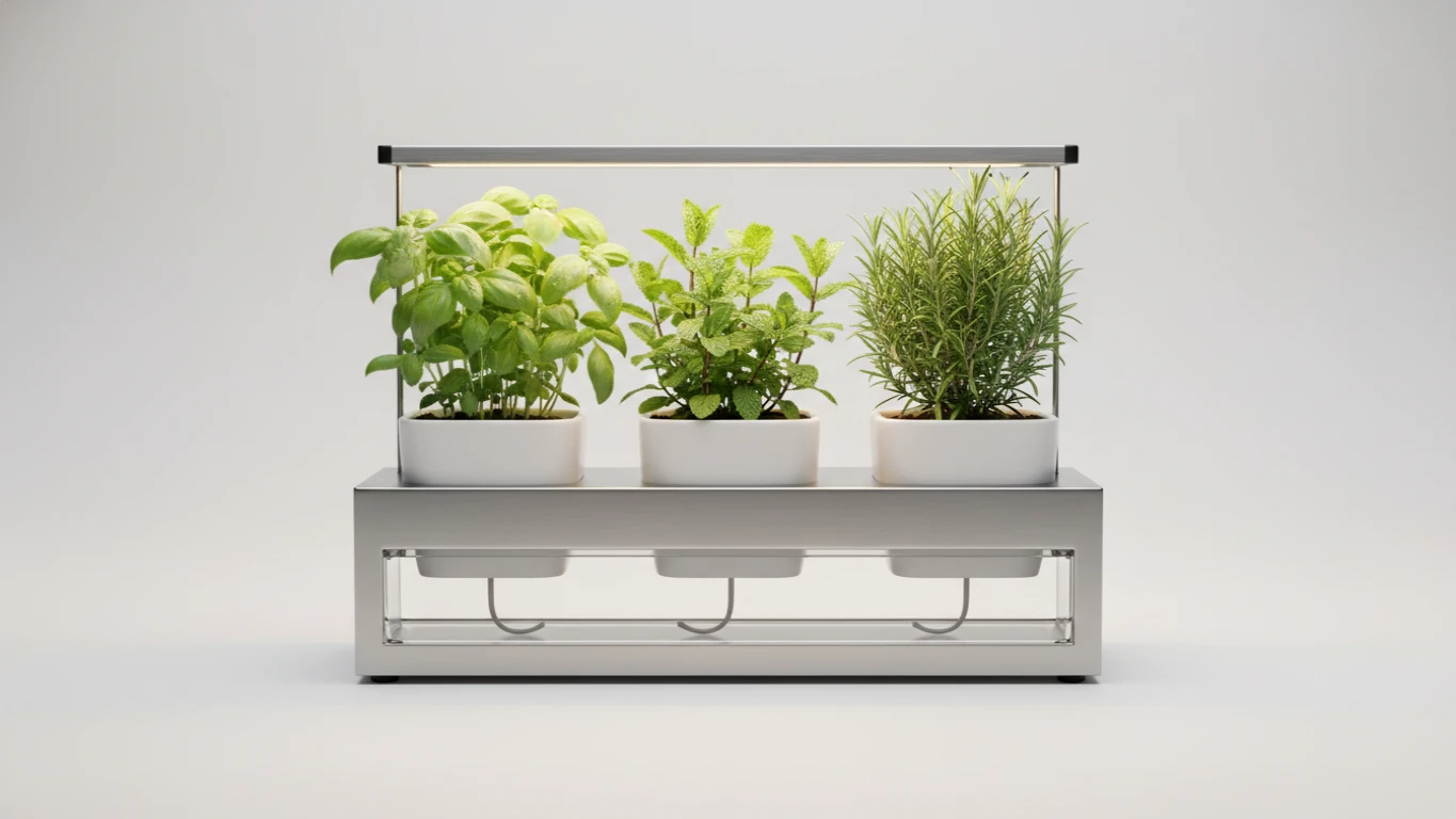 Self-Watering Indoor Herb Garden
