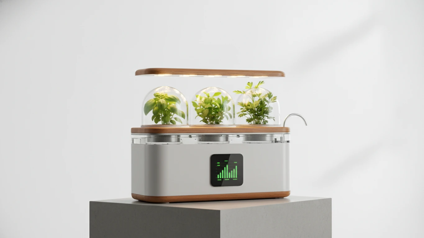 Smart Indoor Hydroponic Herb Garden