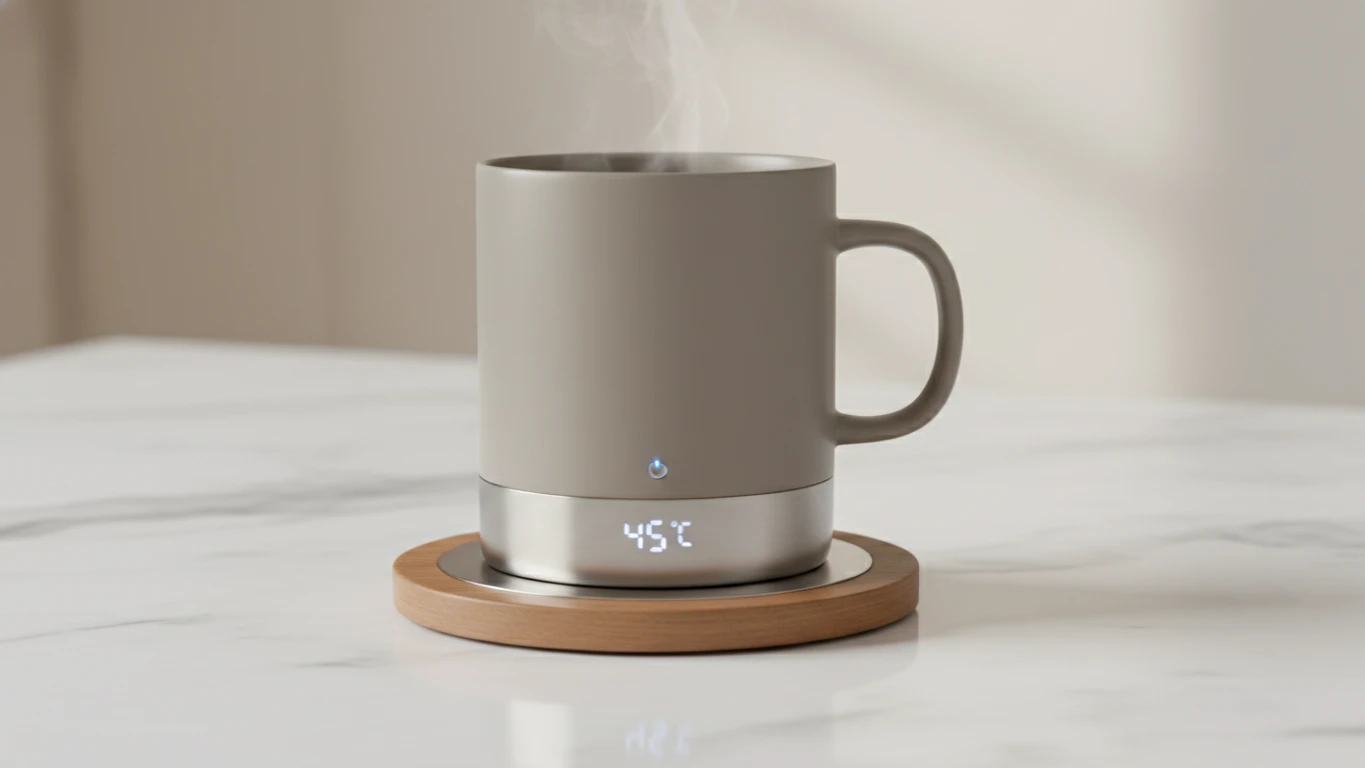 Smart Temperature-Controlled Ceramic Mug
