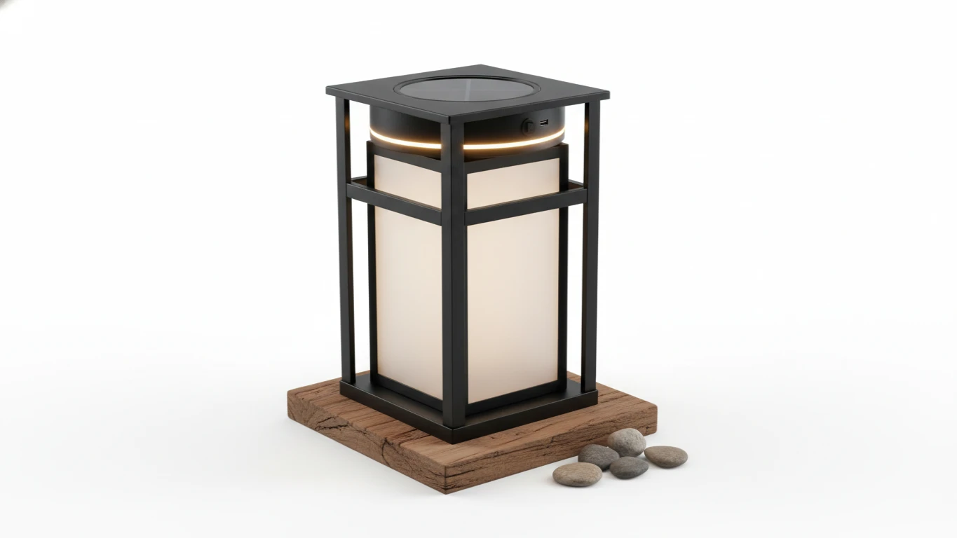Solar Powered Outdoor Lantern