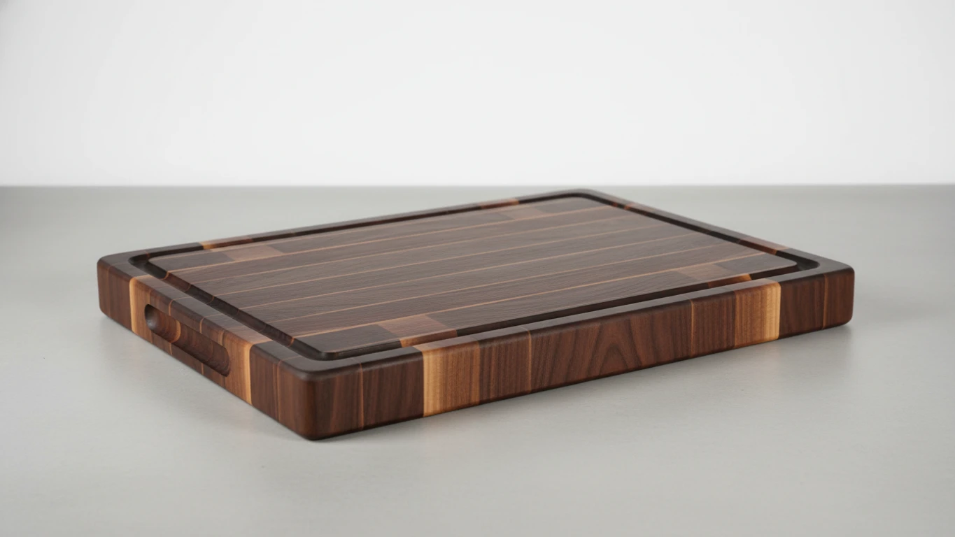 Solid Walnut Edge-Grain Cutting Board