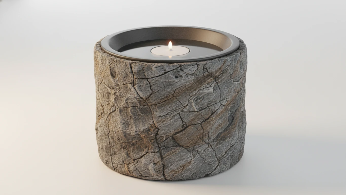 Stone-Effect Electric Wax Warmer