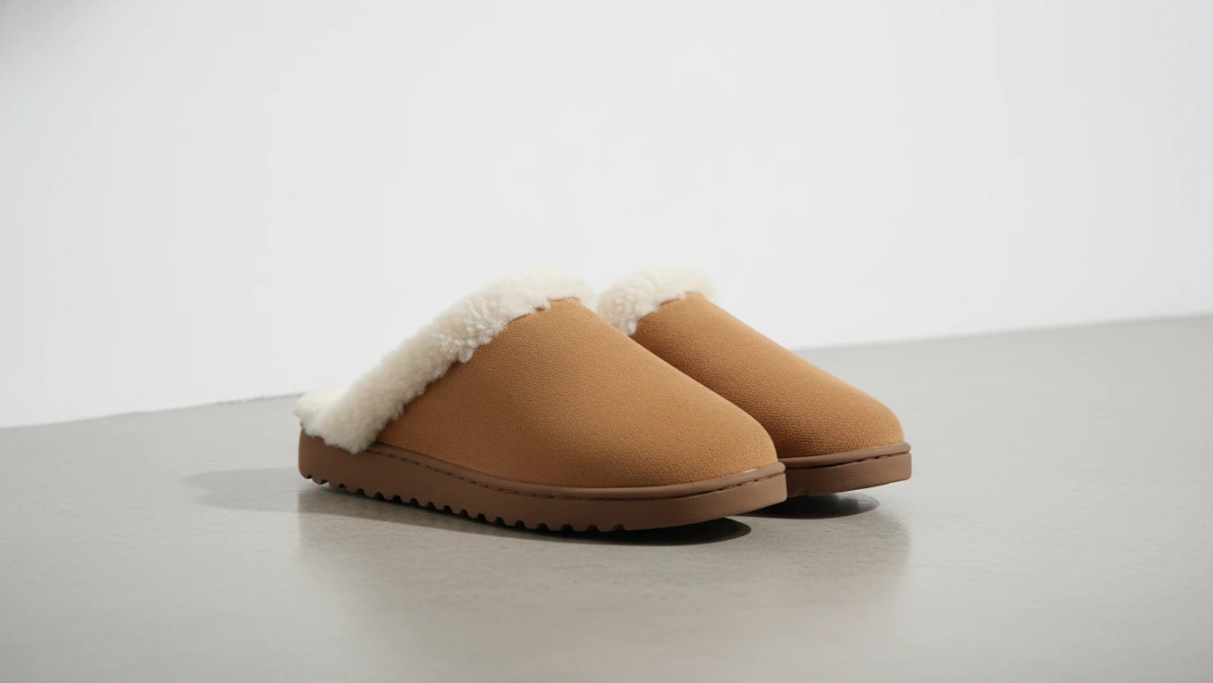 Suede Memory Foam Slippers