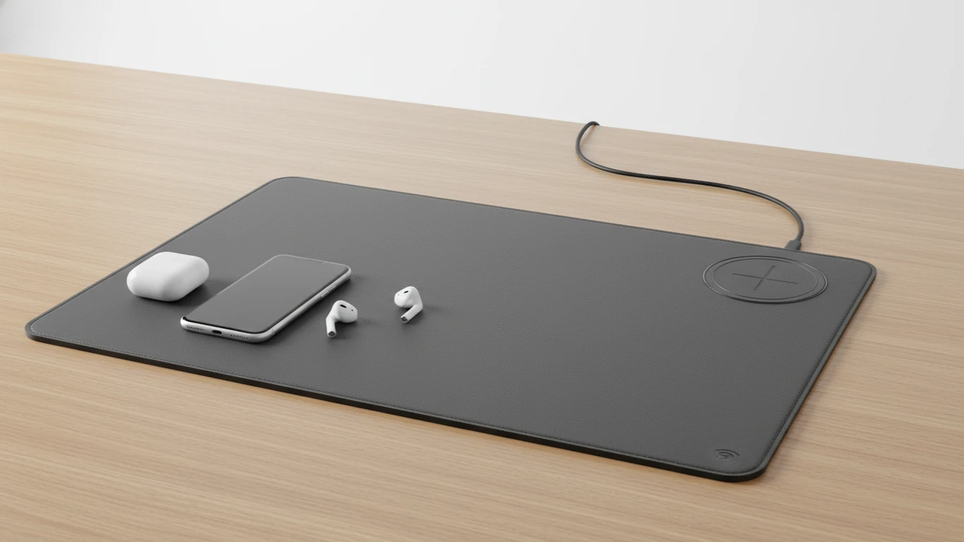 Wireless Charging Desk Mat