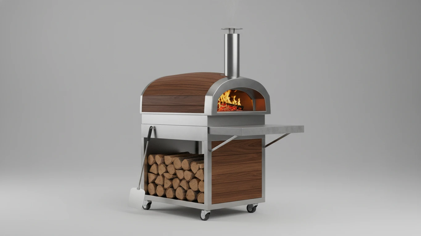 Wood-Fired Outdoor Pizza Oven
