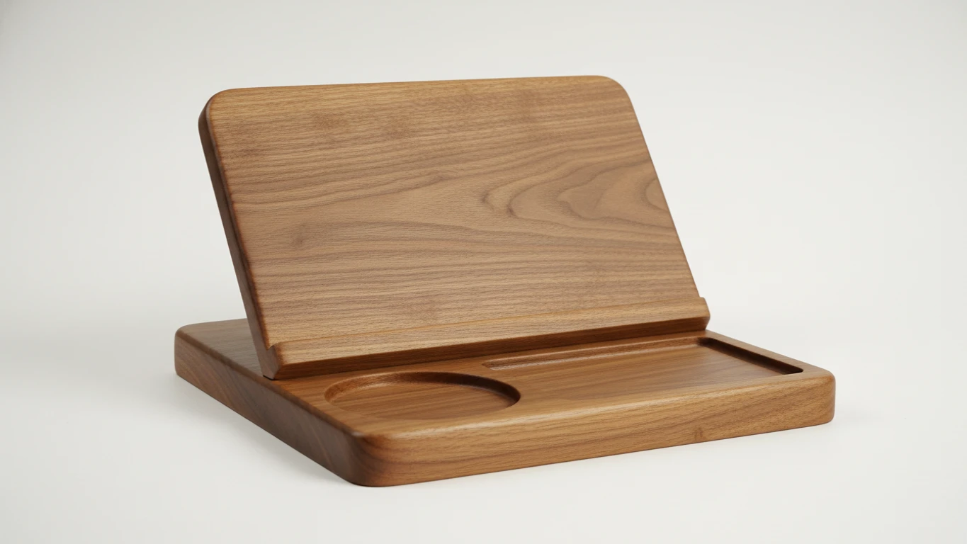 Wooden Book Reading Valet