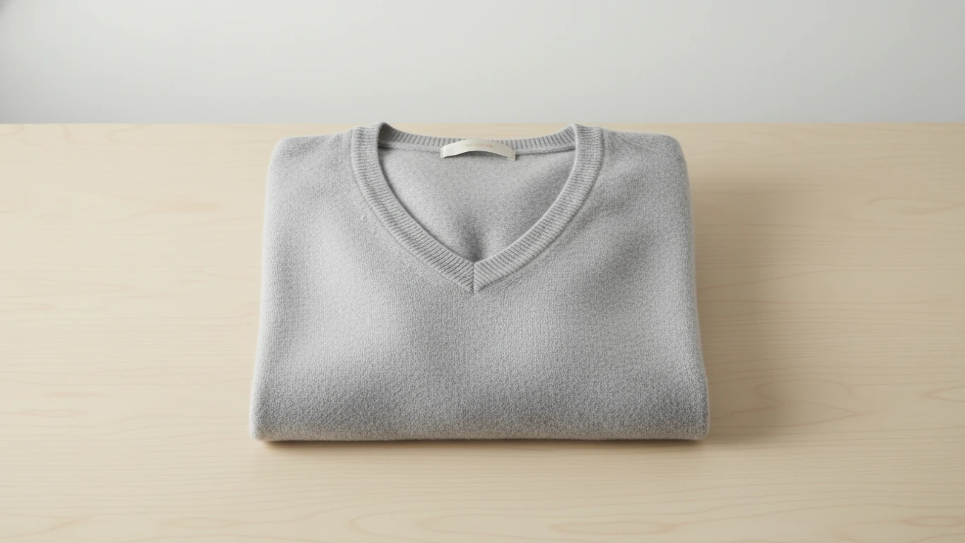 100% Cashmere V-Neck Sweater