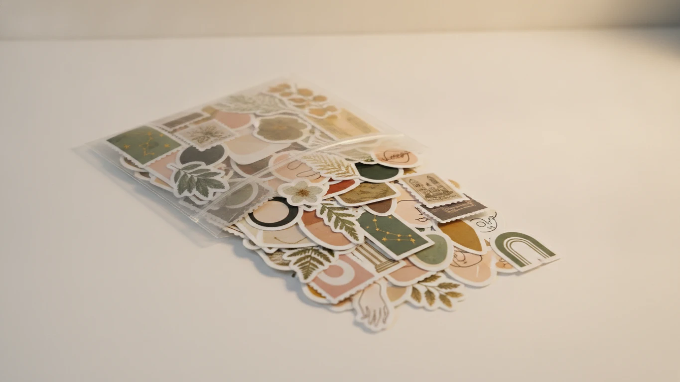 100-Piece Aesthetic Sticker Collection