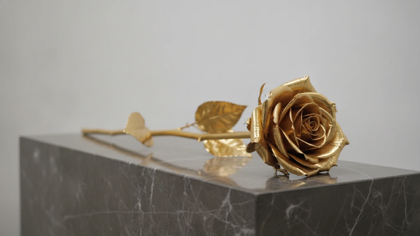 24K Gold-Dipped Forever Rose