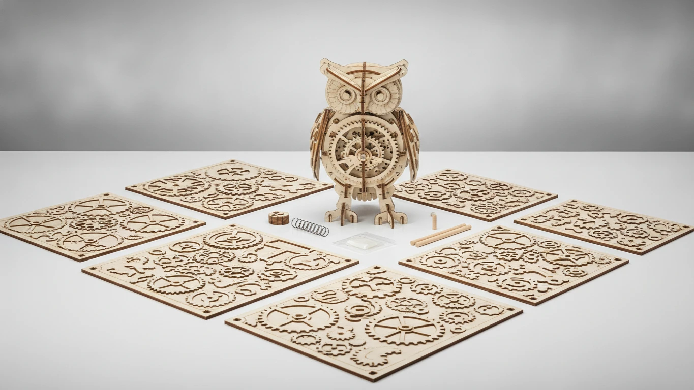 3D Mechanical Wooden Puzzle Kit