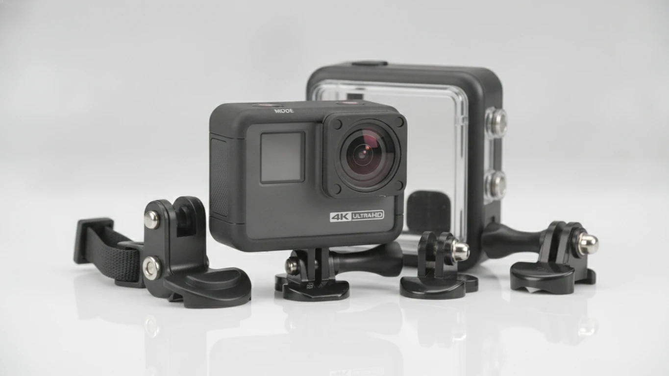 4K Ultra-HD Action Camera with Mounts