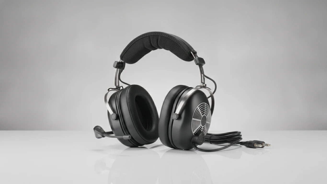 Active Noise-Canceling Aviation Headset
