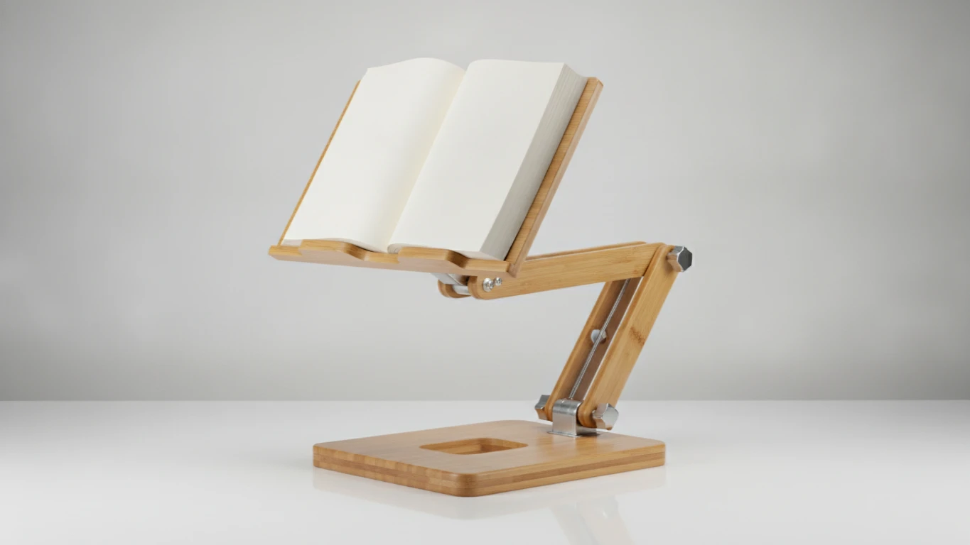 Adjustable Bamboo Reading Stand
